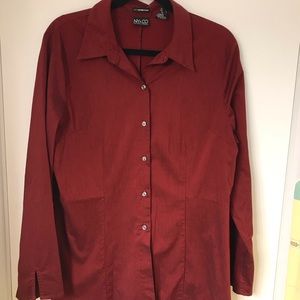 Long Business Shirt NY&Co Red XL